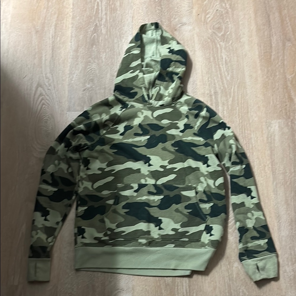 Wonder Nation Green Camouflage Hoodie